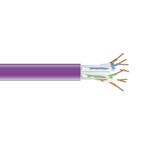 BLACK BOX NETWORK  Box Network Cat6 1000-Ft Solid Bulk Cable - Violet (Eyn864A-Pb-1000)