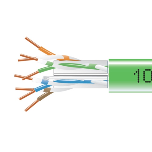 BLACK BOX NETWORK  Cat6 1000-Ft Solid Bulk Cable - (Eyn879B-Pb-1000) In Green