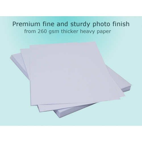 COLORBLACK® 5 Packs of Glossy Resin Coated Inkjet Photo Paper, 4X6 Inches / 102x152 mm, 69lbs / 260gsm, 50 sheets/Pack