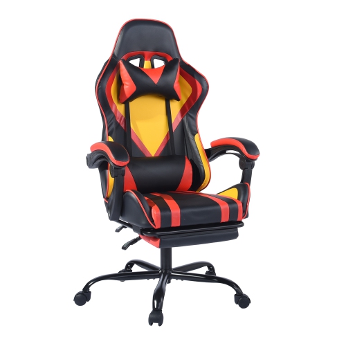 Reclining Swivel Gaming Computer Chair with footrest Ergonomic Lying Lifting Adjustable Chair Home Office