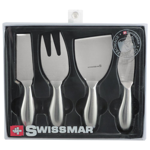 Swissmar Petite Suisse 4-Piece Cheese Knife Set