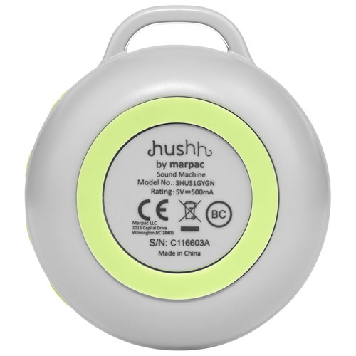 Marpac Hushh Sound Machine for Baby - Grey