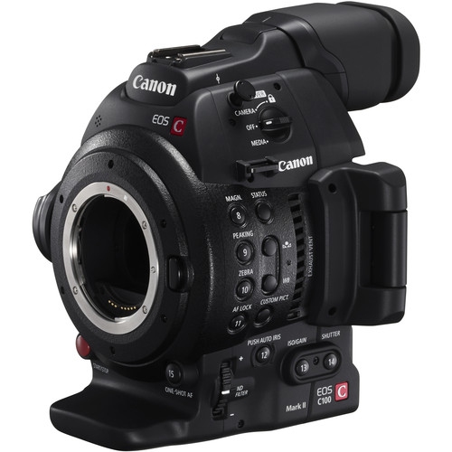 Canon EOS C100 Mark II Cinema EOS Camera with Dual Px AF- US Version w/Seller Warranty