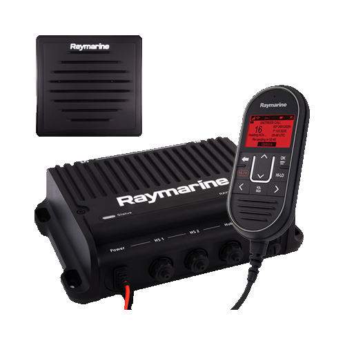 Image 1 de 1.. Raymarine Ray90 Modular Dual-Station VHF Black Box Radio System