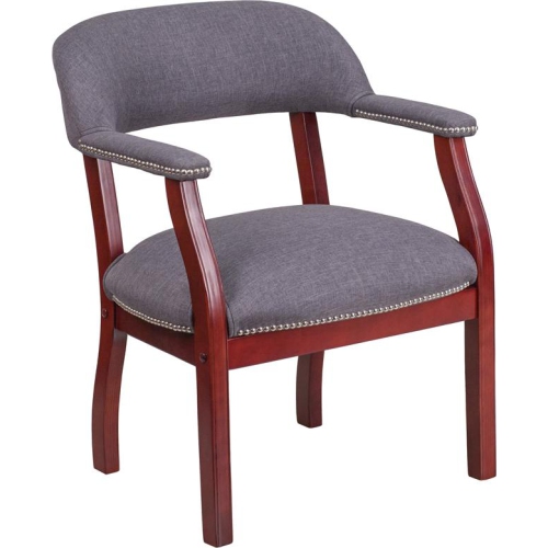 CHINA  Oxblood Vinyl Guest Chair Beautiful Chair