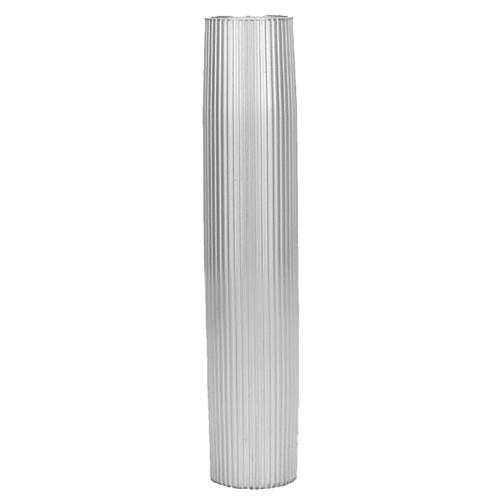Image 1 de 1.. TACO Aluminum Ribbed Table Pedestal - 2-3-8" O.D. - 26" Length