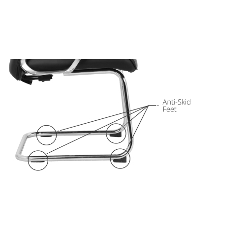 TygerClaw Mid Back Microfiber PU Office Chair