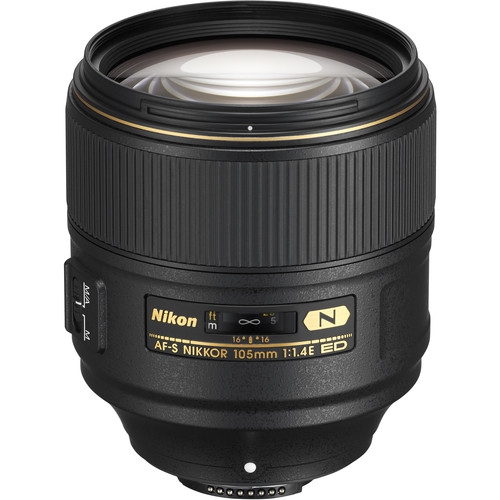 Nikon AF-S NIKKOR 105mm f/1.4E ED Lens - US Version w/Seller Warranty
