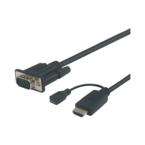 VisionTek HDMI to VGA Active 2 Meter Cable