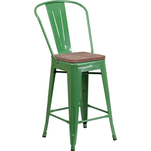 24 Yellow Metal Counter Stool Best Buy Canada