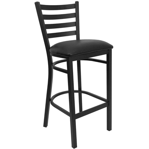 CHINA Black Ladder Stool-Wal Seat Hercules bar stool