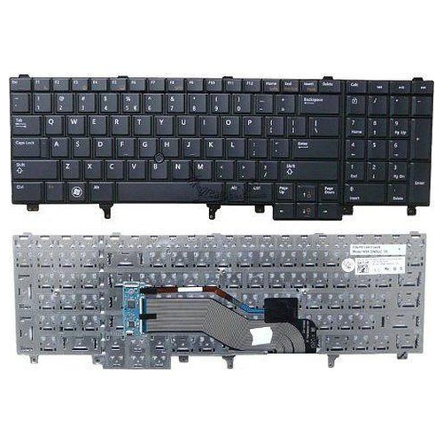 Image 1 de 1.. New Genuine Dell M8F00 0M8F00 0X257 NSK-DW0UC PK130FH1A05 Keyboard DY26D With Pointer
