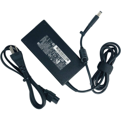 Genuine HP Slim AC Power Adapter Charger 120W for Laptops and Desktops - Compatible with Multiple Models