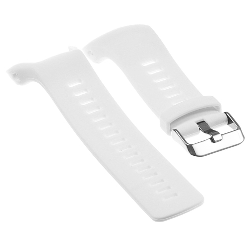 StrapsCo Silicone Rubber Replacement Watch Band Strap for Suunto Spartan Trainer Wrist HR - White