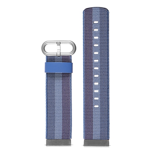 STRAPSCO  Ballistic Woven Nylon Replacement Watch Band Strap for Samsung Gear S3 Classic/frontier - In Blue