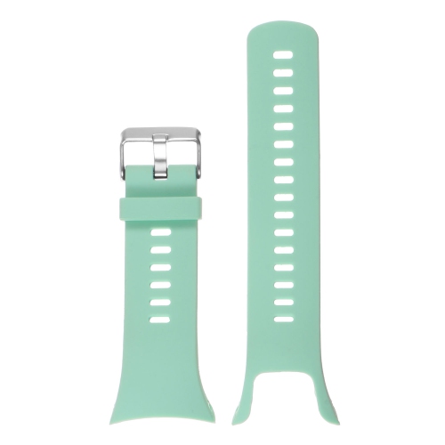 StrapsCo Silicone Rubber Replacement Watch Band Strap for Suunto Spartan Trainer Wrist HR - Mint Green