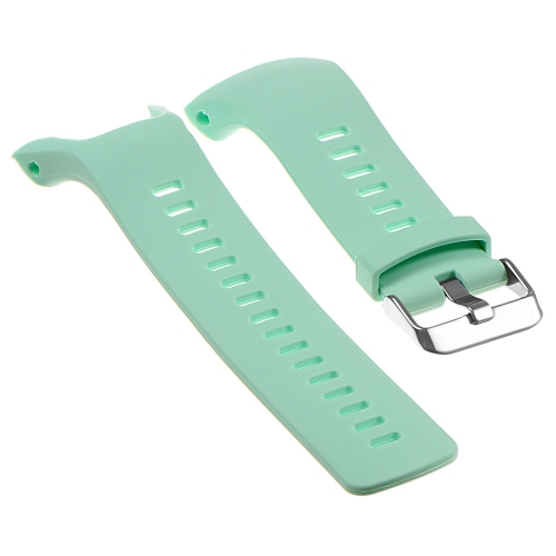 StrapsCo Silicone Rubber Replacement Watch Band Strap for Suunto Spartan Trainer Wrist HR - Mint Green