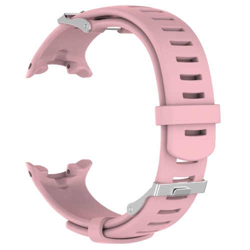 StrapsCo Silicone Rubber Replacement Watch Band with Extension Strap for Suunto D4i Novo - Pink