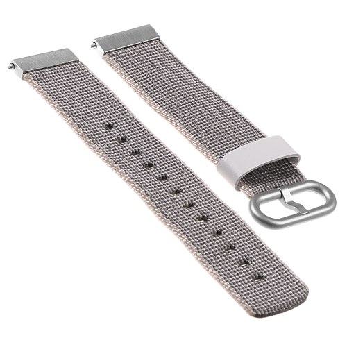 StrapsCo Ballistic Woven Nylon Replacement Watch Band Strap for Samsung Gear S2 Classic - Grey