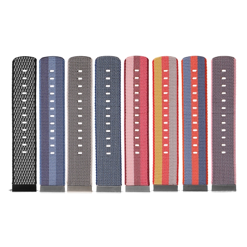 StrapsCo Ballistic Woven Nylon Replacement Watch Band Strap for Samsung Gear S2 Classic - Grey