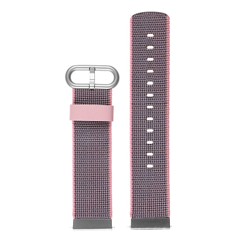 STRAPSCO  Ballistic Woven Nylon Replacement Watch Band Strap for Samsung Gear S3 Classic/frontier - In Pink