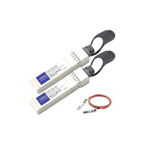 AddOn Extreme Networks 10307-AOC Compatible TAA Compliant 10GBase-AOC SFP+ to SFP+ Direct Attach Cable