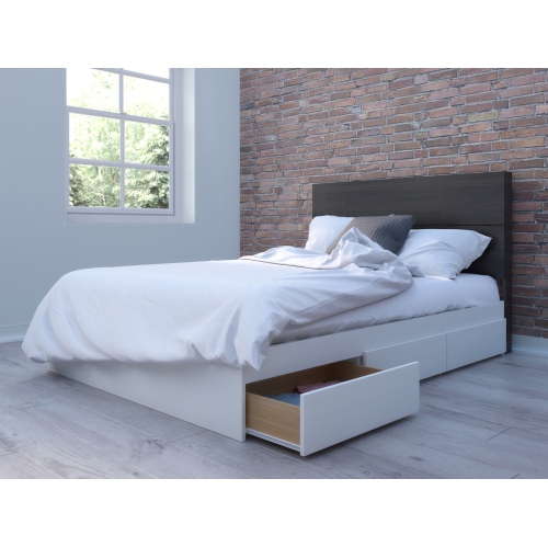 Nexera 2-Piece Bedset With Bed Frame And Headboard