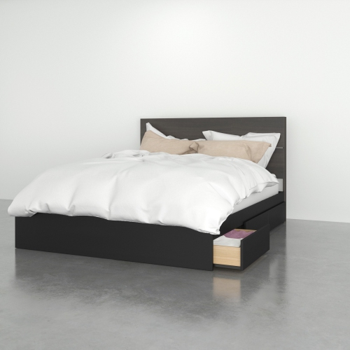 Nexera 2-Piece Bedset With Bed Frame And Headboard