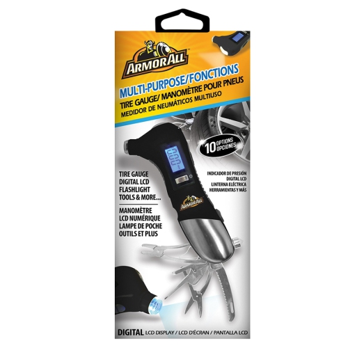 Armor All Multi-Purpose Tire Gauge 10 in 1