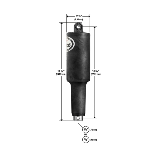 LENCO MARINE  Lenco 101Xd Extreme Duty Actuator - 12V - 2-1-4" Stroke W-Hardware