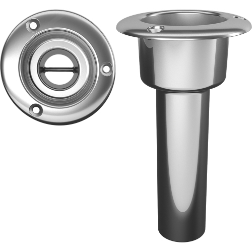 MATE SERIES  Stainless Steel 0° Rod & Cup Holder - Open - Round Top