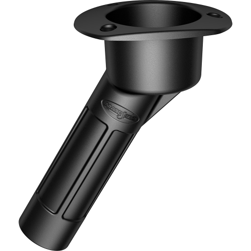 MATE SERIES  Plastic 30° Rod & Cup Holder - Open - Oval Top - In Black