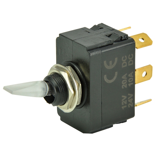 BEP MARINE  Bep Spdt Lighted Toggle Switch - On-Off-On