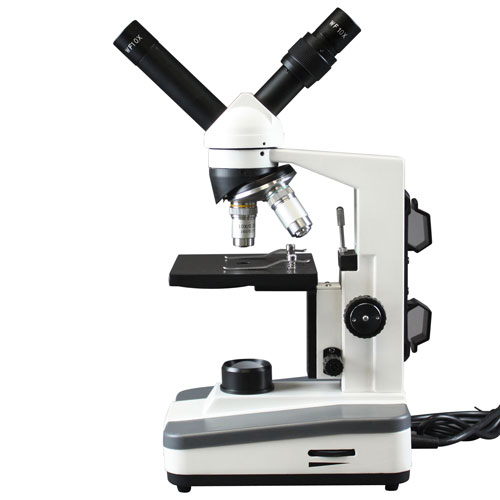 Microscope composé deux côtés 40x-400x avec caméra intégrée de Walter Products