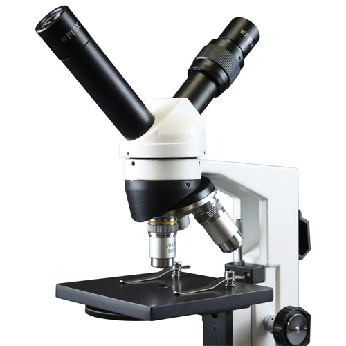Microscope composé deux côtés 40x-400x avec caméra intégrée de Walter Products