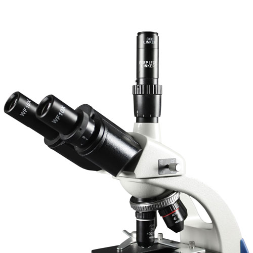 Walter Products 40x - 1000x Trinocular Compound Microscope with Built-in Camera