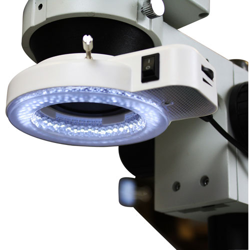 Walter Products 7x - 45x Binocular Stereo Microscope with Top LED Illumination