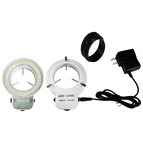 Microscope trinoculaire stéréo 3,5x à 90x avec caméra intégrée de Walter Products