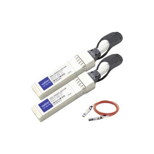 AddOn Brocade 10GE-SFPP-AOC-0501 to Dell AOC-SFP-10G-5M Compatible TAA Compliant 10GBase-AOC SFP+ to SFP+ Direct Attach