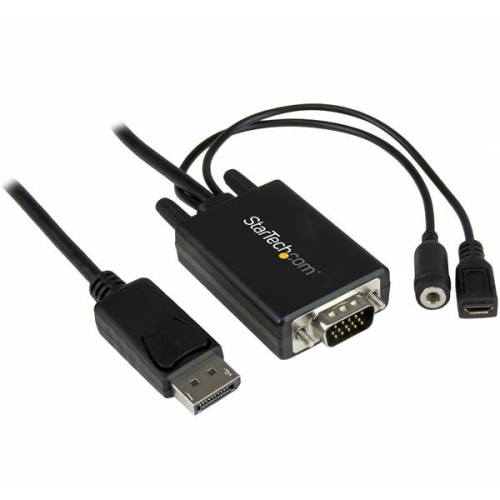 StarTech 10 ft 3m DisplayPort to VGA Adapter Cable with Audio