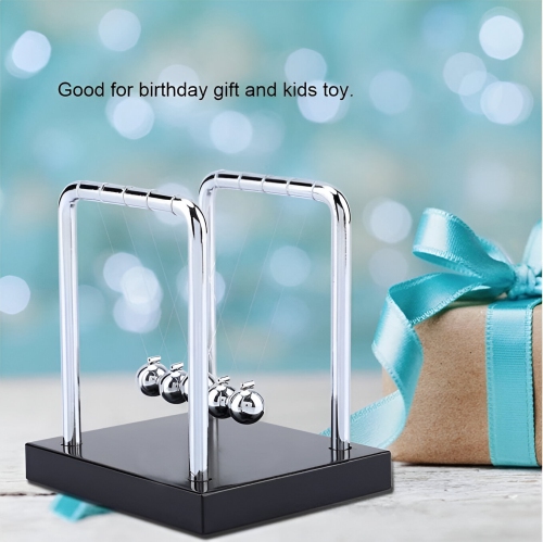 Tradeopia Newton's Cradle Classic Desk Toy & Stress Reliever | Elegant Physics Desk Decor | Ideal Gift for Science Enthusiasts