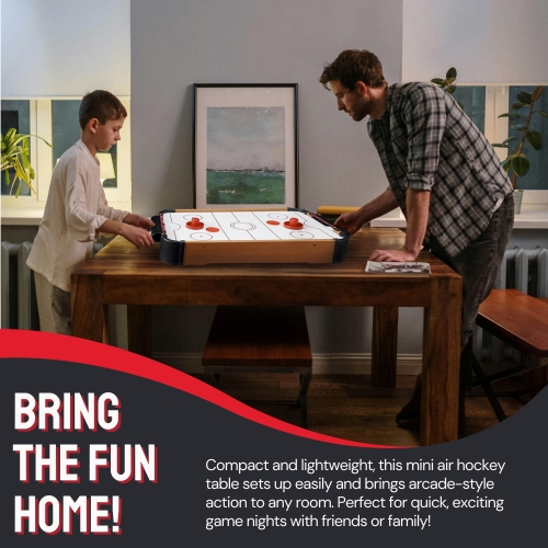 Tradeopia Air Hockey Tabletop Game Set - Bring Home the Fun