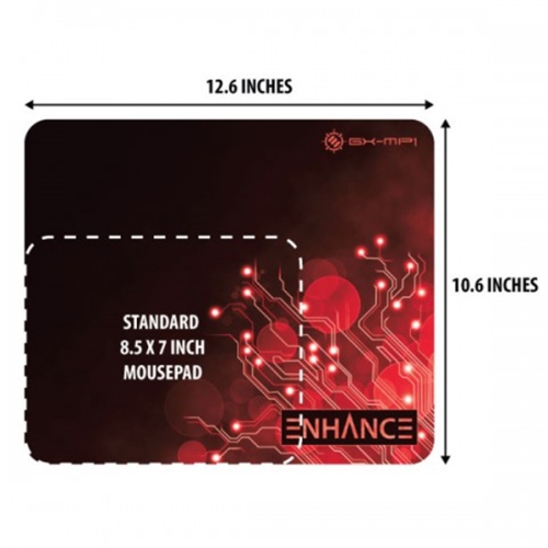 ENHANCE Voltaic Gaming Mouse Pad XL Red
