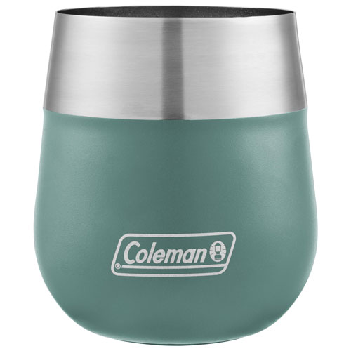 Image 1 de 2.. Verre isotherme pour le vin en acier inoxydable de 400 ml Claret de Coleman - Écume