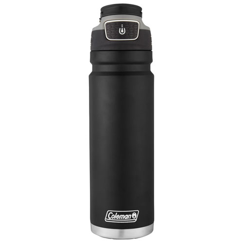 Coleman FreeFlow 700ml Insulated Stainless Steel Water Bottle - Black