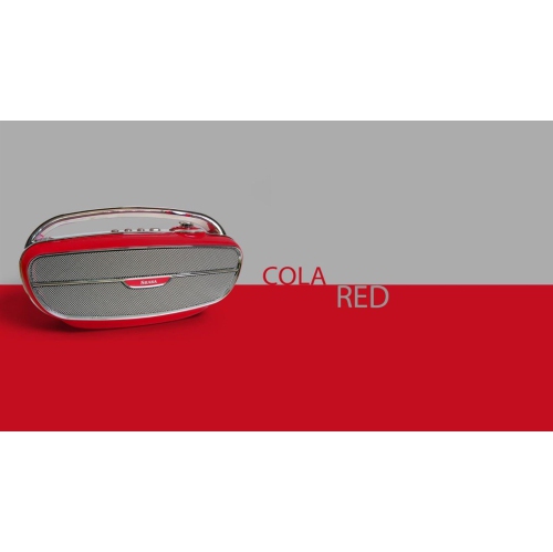 SHABA Retro Style Wireless Stereo Speaker - Red