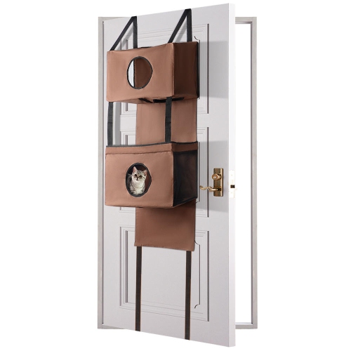Door Mounted Cat House Hanging Funhouse Stable Cat Furniture Pet