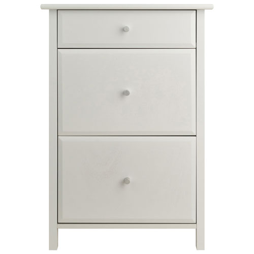 Delta 3-Drawer File Cabinet - White
