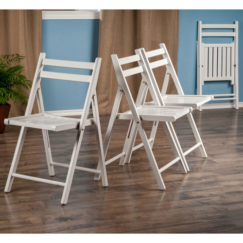 Robin Transitional Dining Chair - Set of 4 - White