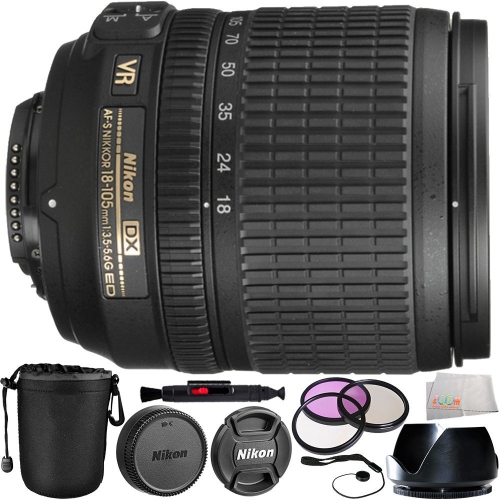 Nikon 18-105mm F/3.5-5.6G ED VR AF-S DX Nikkor Autofocus Lens Kit